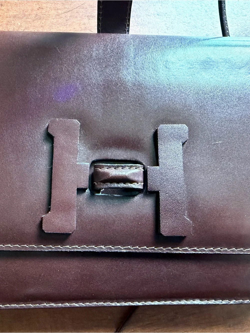 Women’s Leather Crossbody Bag in Dark Brown